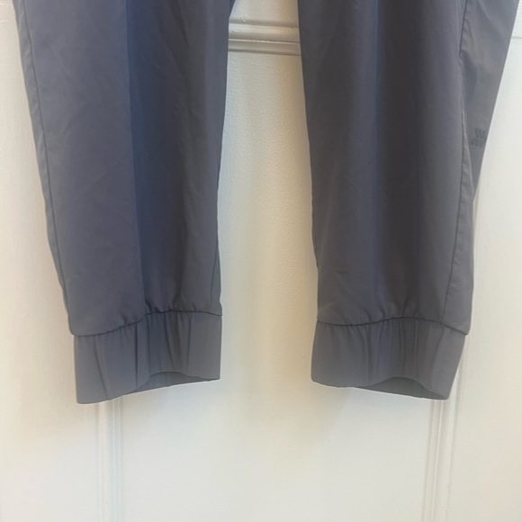 Large all in motion lightweight gray joggers cargo pockets drawstring - Picture 7 of 12